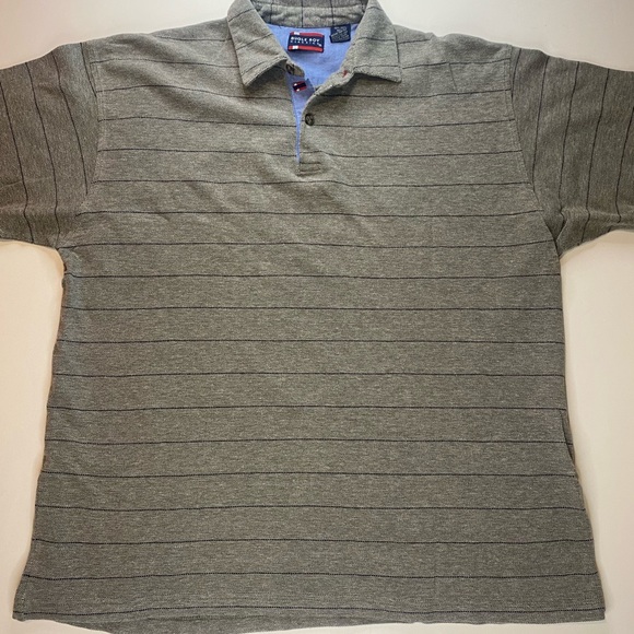 Vintage Bugle Boy Polo Classic Button Up Shirt short sleeve Size Large - Picture 1 of 7